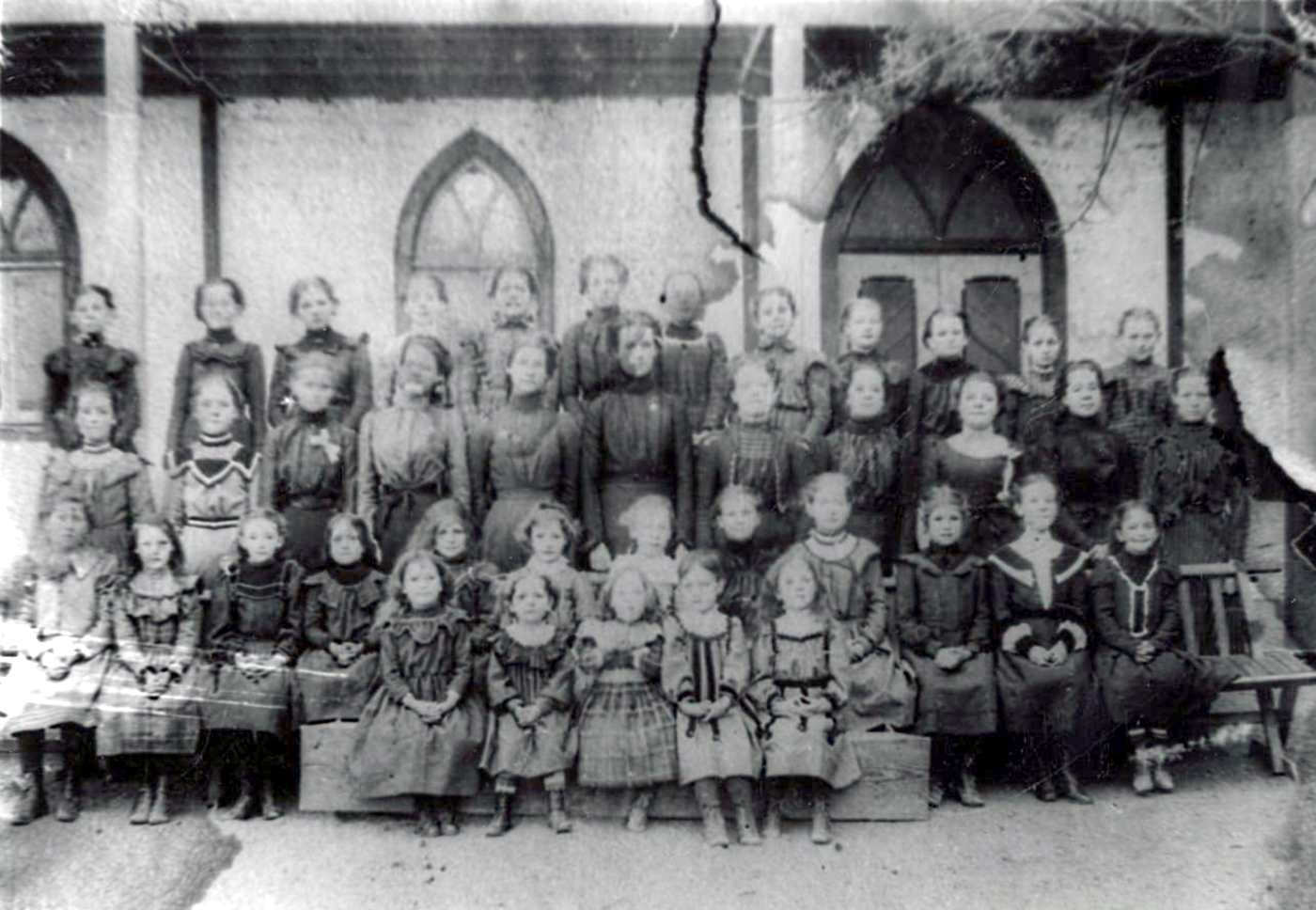 Carmelite Monastery Children in 1888